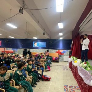 <strong> مدرسة الإمام الحسين <sup>(ع)</sup> احتفلت بولادة الإمام المهدي(عج)</strong>