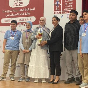 تلامذة المبرّات ينالون المراتب الأولى في المباراة الوطنية للروبوت والذكاء الاصطناعي