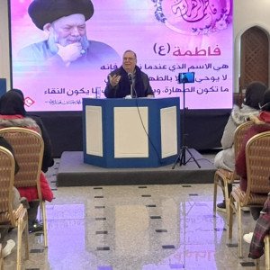 ندوة حوارية “الزهراء قدوة” لطالبات المبرّات