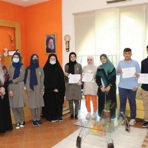 تكريم الفائزين في مباراة الإلقاء